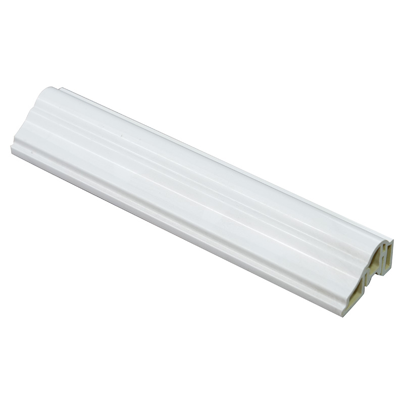 36 mm trækornet WPC fodpanel med PVC-kompositbase