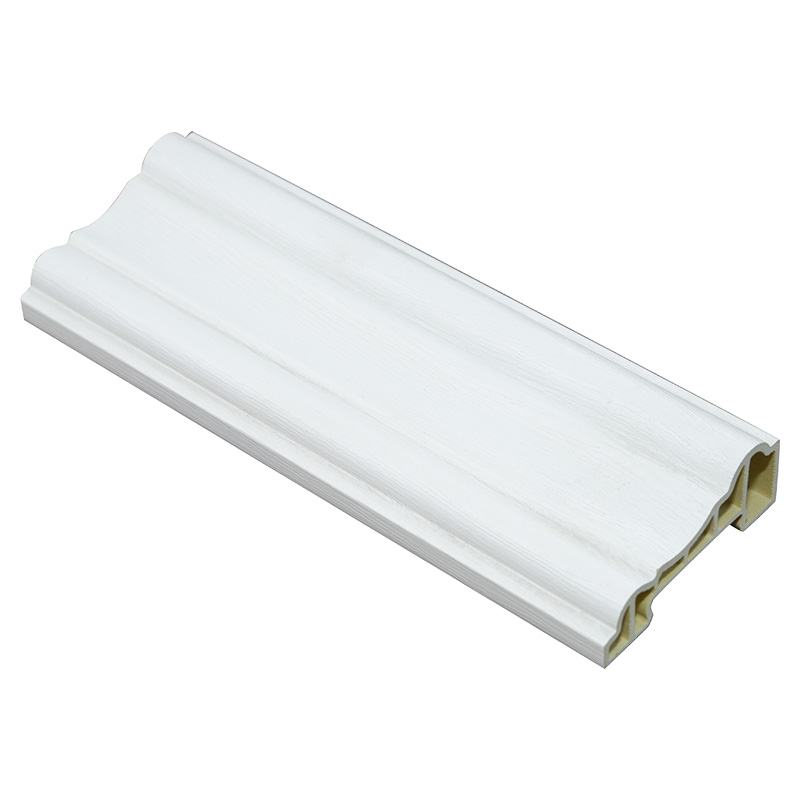 60 mm dekorative trim med trækornet PVC-filmfinish